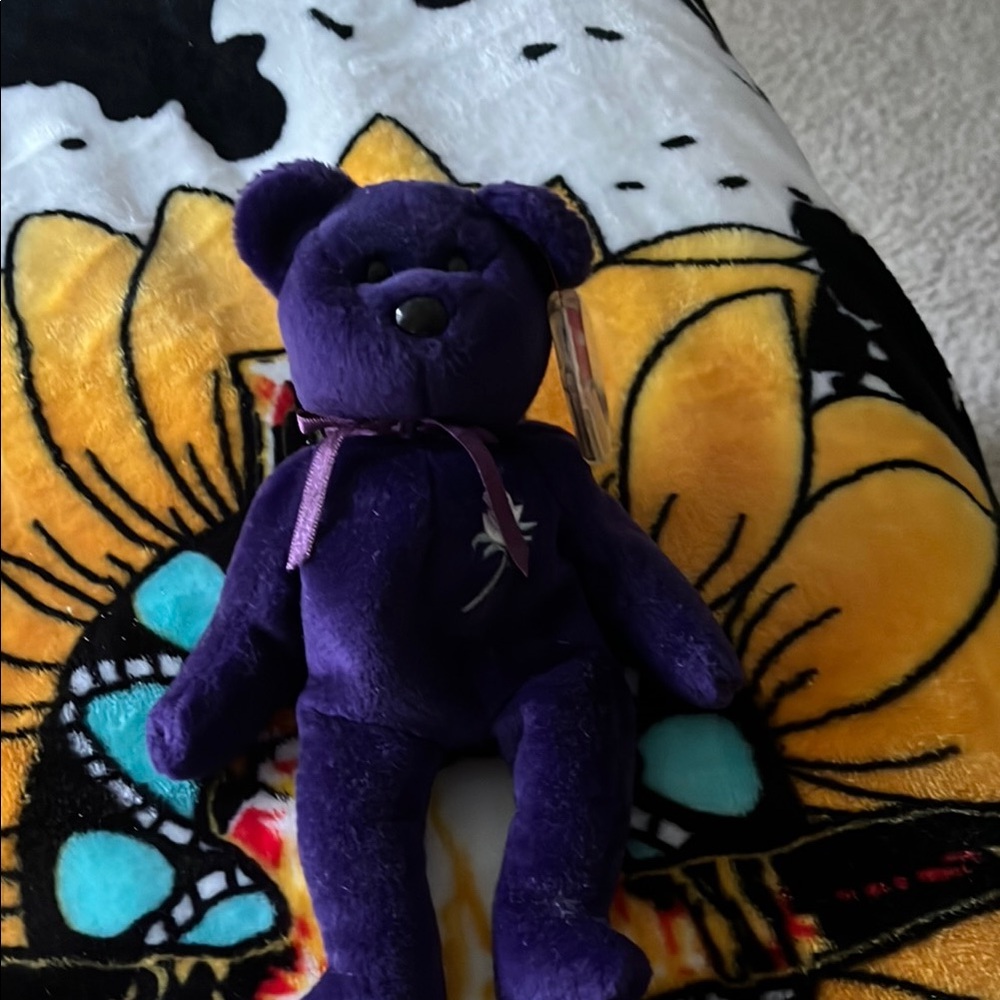 Princess TY beanie baby bear